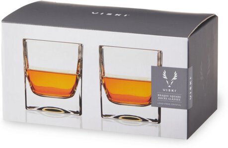 Viski Braque Crystal Rocks Glasses