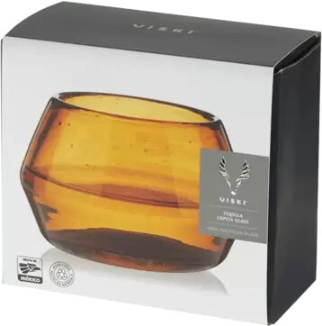 Viski Tequila Copita Glass Amber