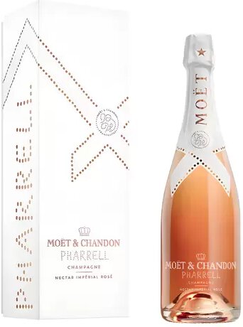 Moet & Chandon Champagne Brut Nectar Imperial Rose (Pharrell Williams Limited Edition)