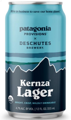 Deschutes(OR) Patagonia Organic Kernza Lager 12oz 6pk Cans