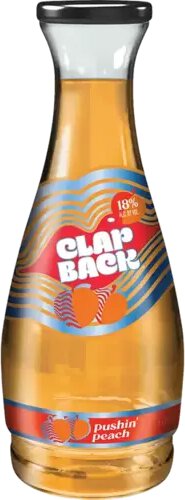 Clapback Pushin Peach 1 Liter