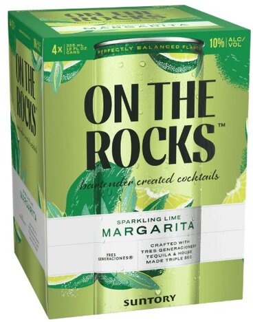 On The Rocks Sparkling Lime Margarita