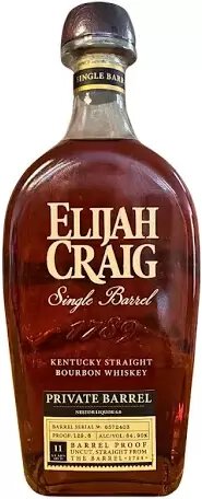 Elijah Craig barrel proof 10 year old private selection