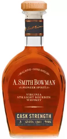 A Smith Bowman Cask Strength Bourbon