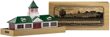 Calumet Farm Bourbon Ceramic Farm Decanter 100th Anniversary Release
