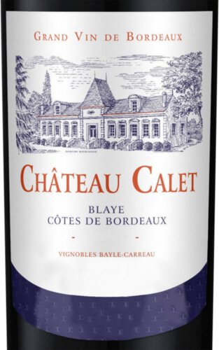Chateau Calet Cotes De Blaye Bordeaux Rouge