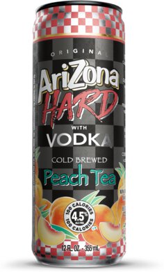 Arizona Hard with Vodka Peach Tea