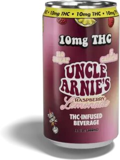 Uncle Arnies Raspberry Lemonade 10mg Thc