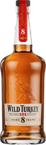 WILD TURKEY KENTUCKY BBN 101 STRAIGHT WHISKEY AGED 8 YEARS