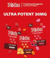 7tabz Hydroxymitragynine Tangerine 30mg 4 Tablets