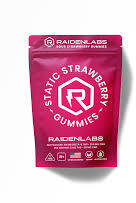 Raiden Labs Sour Strawberry Gummies