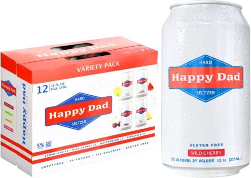 Happy Dad Hard Seltzer Variety Pack