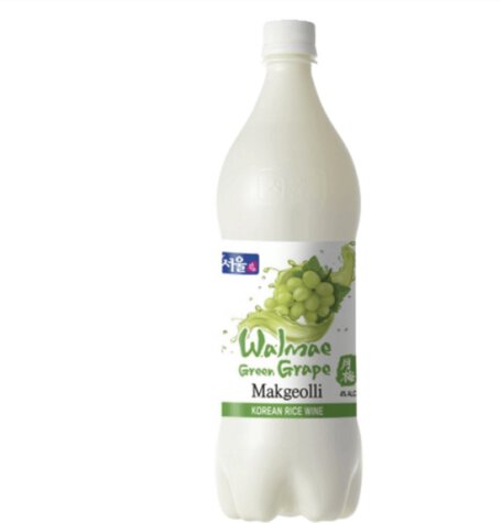 750ml Korean Walmae Makkoli Green Grape Rice Wine Gol Eg