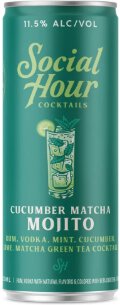 Social Hour Cocktails Cucumber Matcha Mojito