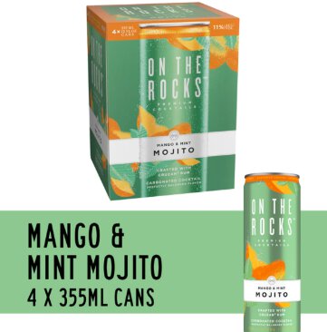 On The Rocks Mango Mint Mojito