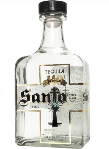 Santo Tequila Blanco 110 Proof
