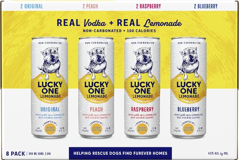Lucky One Vodka Lemonade variety 8pk