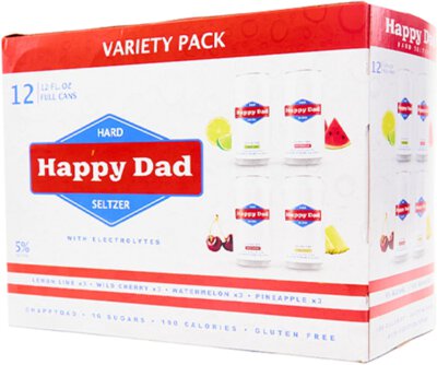 Happy Dad Hard Seltzer Variety Pack 12pk