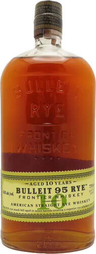 Bulleit 95 Aged 10 Year Old American Straight Rye Frontier Whiskey