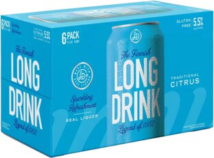 Long Drink Traditional Seltzer RTD Cocktail Cans
