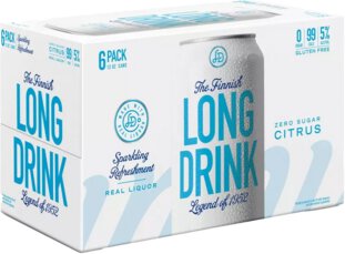 Long Drink Zero Seltzer RTD Cocktail Cans