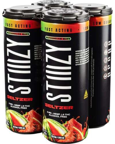 Stiiizy Watermelon Wave Hemp THC Seltzer