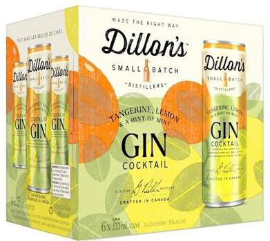 Dillions Cocktails Tangerine And Lemon Gin Cocktail