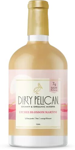 Dirty Pelican Lychee Martini