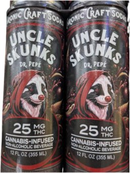 Uncle Skunks Chronic Craft Sodas Dr Pepe 25mg
