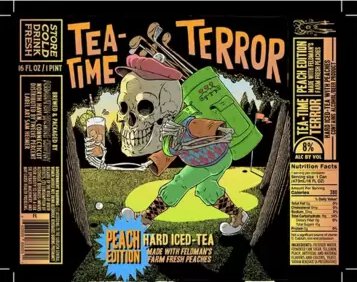 Tea Time Terror Hard Mango Iced Tea