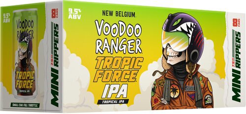 NEW BELGIUM MINI RIPPER TROPIC FORCE IPA 8 PK CANS