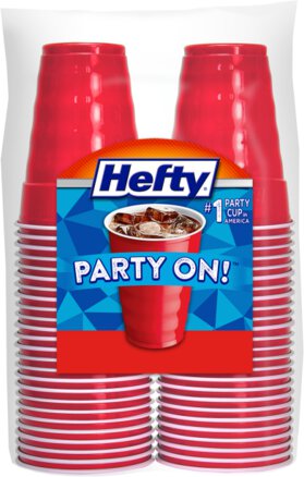 Hefty Easy Grip Party Cups 18oz 50pk