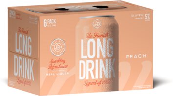 Long Drink Peach Seltzer