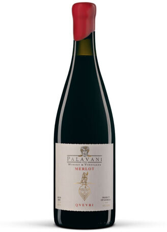 Palavani Merlot Qvevri Red Dry 2022 6/750ml