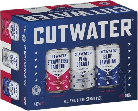 Cutwater Red White Blue Cocktail Pack