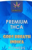 Hempstar Premium THC-A Flowers God's Breath Indica 1 gram