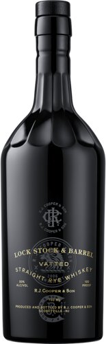 Lock Stock & Barrel Straight Rye Whiskey Vatted Batch 100 Proof