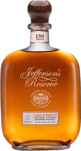 Jeffersons Cask Strength bourbon