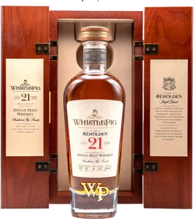WHISTLEPIG THE BEHOLDEN 21 YEARS SINGLE MALT WHISKEY
