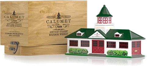 Calumet Farms Ceramic Decanter