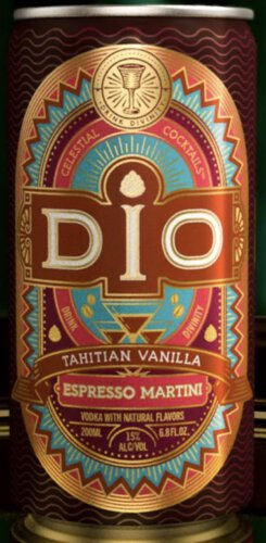 Dio Canned Cocktails Tahitian Vanilla Espresso Martini