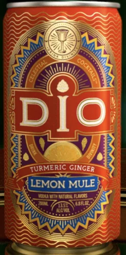 Dio Canned Cocktails Turmeric Ginger Lemon Mule