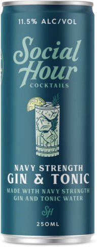 Social Hour Navy Strength Gin & Tonic