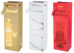 True Fab Assorted Merriment Wine Bags