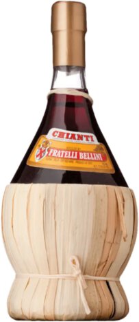 Bellini Chianti Straw Bottle