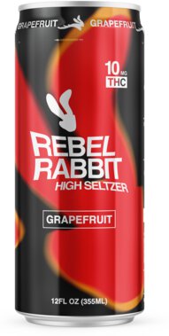 Rebel Rabbit Wild Hare Grapefruit 10mg Thc Seltzer