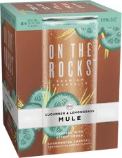 On The Rocks Cucumber & Lemongrass Mule 4-Pack
