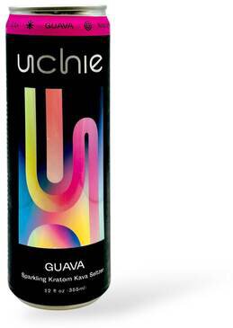 Uchie Guava Kratom Kava Seltzer 12oz