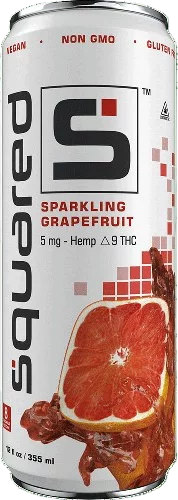 Squared Sparkling Grapefruit 5mg Delta Thc Seltzer