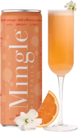 Mingle Mocktails Blood Orange Mimosa
